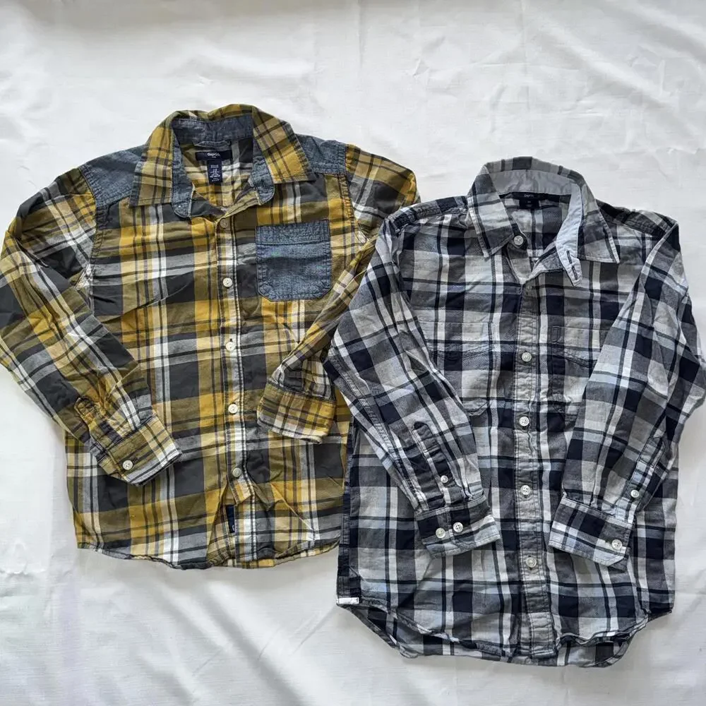 Boys 8 Medium Clothes Bundle‎ Pants Jeans Long Sleeve Button Up Henley Winter